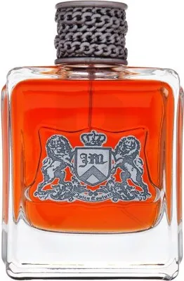 A bottle of Juicy Couture Dirty English eau de Toilette for men.
