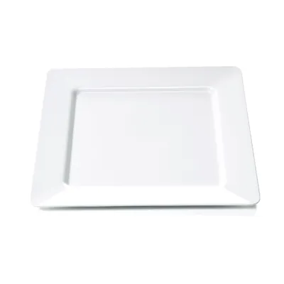 Obrázok produktu pre Plochý tanier 28 x 28 cm, biely, séria Melamín