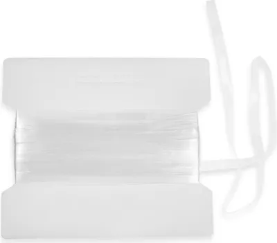 20m Gummilitze transparent, Silikon, elastisches Silikonband, Gummiband, Breitenwahl 15x0,35mm