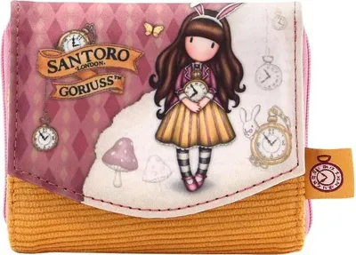 Obrázok produktu pre Santoro London Gorjuss Only One Second Peňaženka Orange Orange One Size