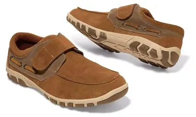 Image de Atlas For Men - Mocassins pour homme, cuir AF620 (40 EU) (marron)
