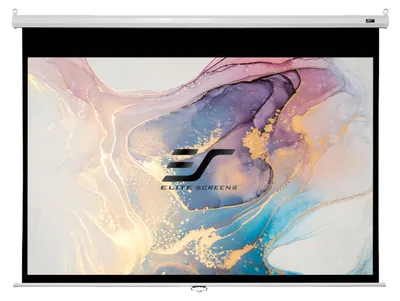 Produktbild von Elite Screens "Manual M106XWH" Rollo Leinwand 234,7cm x 132,1cm (BxH) 16:9, Manuell, 2,69 m (106"), 2,35 m, 132,1 cm, 16:9