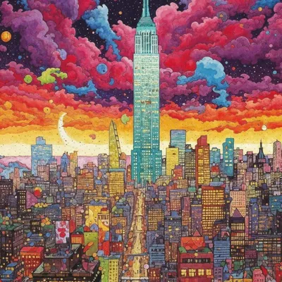 Imagen del producto de KUNSTPUZZLE Serie WOWOO: "New York" – 1000 piezas