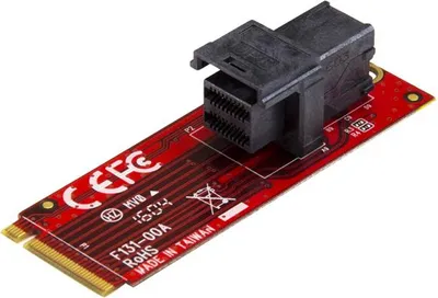Immagine prodotto di StarTech.com Scheda Adattatore PCI Express 3.0 U.2 (SFF-8643) a M.2 per SSD NVMe U.2 da 2,5"