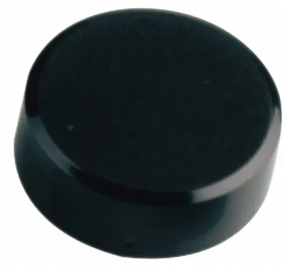 Produktbild von MAUL Magnet MAULpro rund 20 Stück 2 kg Kunststoff Ferrit bruchsicher erodiert lackiert Ø 3.35 x 1.4 cm schwarz