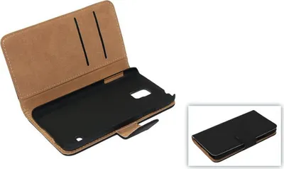 Produktbild von Schutzhülle Handytasche (Flip Quer) Wallet für Handy Wiko Highway Star Schwarz