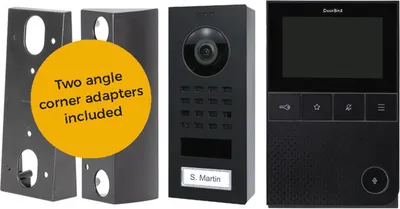 Obrázek produktu pro DoorBird D11 Business-Set, 10,2 cm (4"), IPS, 800 x 480 px, 1080p, Velmi široký, 200°