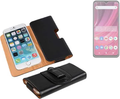 Produktbild von K-S-Trade Schützhülle Handyhülle kompatibel mit BLU F92e 5G Holster Gürtel Tasche Schutzhülle Handy-Tasche Smartphone Case Seitentasche schwarz