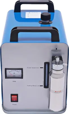 Produktbild von Acryl‑Flammenpolierer - Oxywasserstoff‑Wasserschweißgerät H160A - Gasleistung 75 L/h - Tank 1,6 L - EU‑Stecker - Größe 45×28×36 cm - Blau