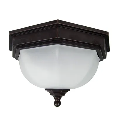 Produktbild von Elstead Fairford Außen-Deckenleuchte E27 2-fach Alte Bronze IP44