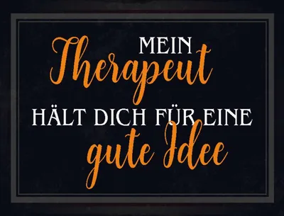 Produktbild von vianmo Holzschild 30x40 cm Therapeut Hält dich gute Idee