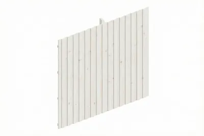 Produktbild von Rückwand Deckelschalung SKAN HOLZ Emsland 362 x 330 cm weiß