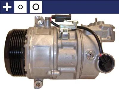 Obrázek produktu pro Klimatizační kompresor 12 V Ø 100 mm MAHLE vhodný mimo jiné pro BMW řady 1