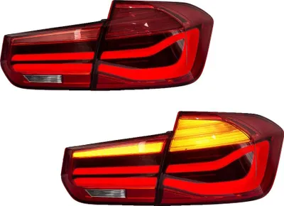 Produktbild von Rücklichtanbau, dynamischer Blinker, einfache Installation, Ein rotes 2PCs