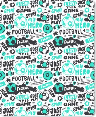 Produktbild von MuchoWow® Mauspad Mousepad Muster - Fußball - Sport - Jungen - Kinder - Kinder 30x40 cm - Mousepads - Maus Mat - Pad - Mausunterlage - Mausmatten