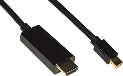 Produktbild von Link Accessori LKMDPH1422, 2 m, Mini DisplayPort, HDMI Typ A (Standard), Männlich, Männlich, 18 Gbit/s