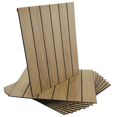 Image de Panneaux muraux 3D, revêtements muraux adhésifs imitation bois