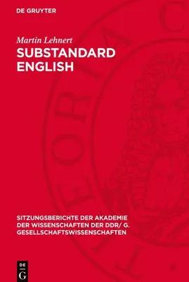 Produktbild von Substandard English