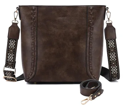 Image de Omgoods - Sac bandoulière élégant en cuir PU, avec bandoulière réglable