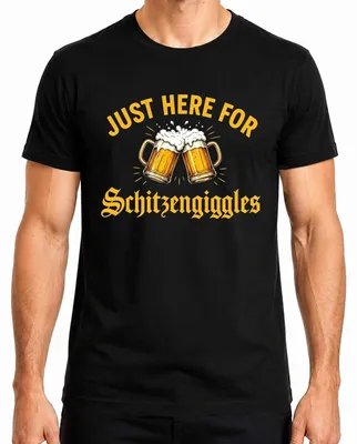 Zdjęcie produktu dla Koszulka męska "Schitzengiggles Bier Party Trachtenshirt Lederhose", czarna, rozmiar XXL