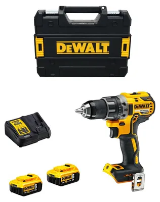 Imagen del producto de Taladro Atornillador DeWALT DCD791P2T (2 x 5,0 Ah + DCB115 + TSTAK II)