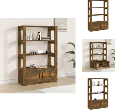 Produktbild von vidaXL Sideboard Räuchereiche 80x30x119,5 cm Holzwerkstoff - Sideboards