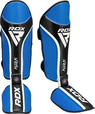Produktbild von RDX Schienbeinschoner Aura Plus – MMA, Muay Thai, Kickboxen, Schutzausrüstung für Training und Kampf
