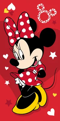 Produktbild von Kinder Strandtuch Minnie Mouse Pretty in Red