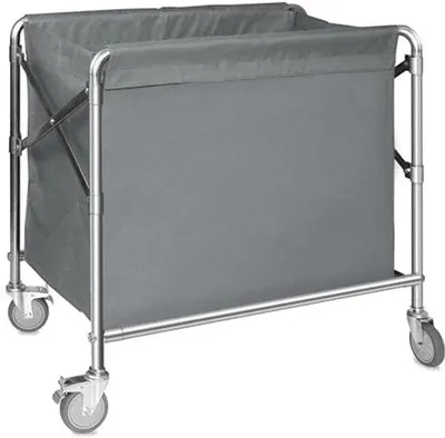 Image de Chariot à linge en acier inoxydable, pliable, 100 kg, 87 x 52 x 78 cm, pour la maison