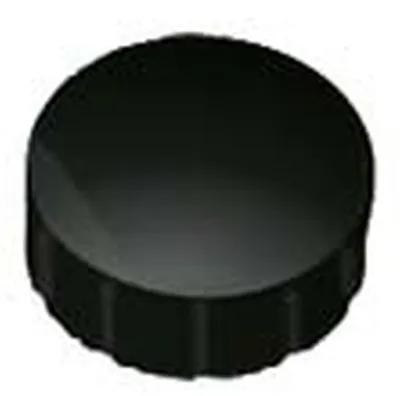 Obrázek produktu pro MAUL Magnet kulatý 10 kusů 0,15 kg plast ferit nerozbitný erodovaný lakovaný Ø 1,5 x 0,7 cm černý