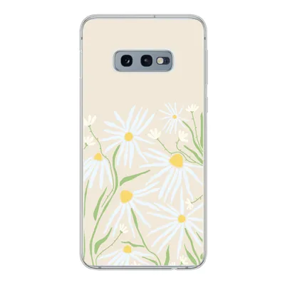 Produktbild von MuchoWow® Handyhülle Schutzhülle Hülle für Samsung Galaxy S10e Blume - Muster - Gelb Silikon Softcase Handy Hülle - Handy