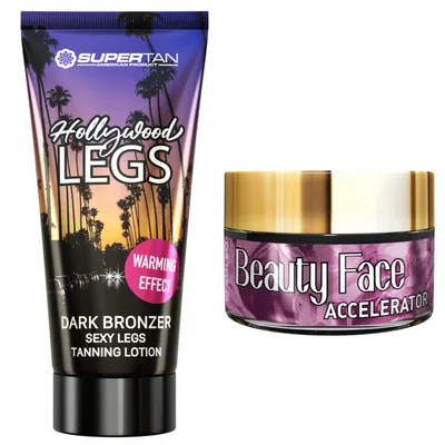 Produktbild von Supertan California Hollywood Beine + Jar Beauty Face
