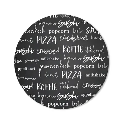 Produktbild von MuchoWow® Mauspad Mousepad Küche - Lebensmittel - Muster 30x30 cm - Mousepads - Maus Mat - Pad - Mausunterlage - Tischunterlage - Schreibtischmatten