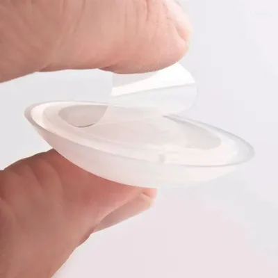 Obrázek produktu pro Dveřní zarážka Ø 40mm, transparentní, 2 ks