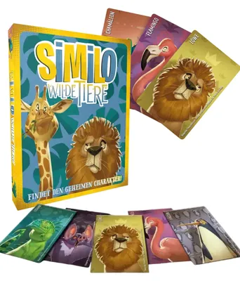 Imagen del producto de Similo: Juego de cartas "Animales Salvajes" para niños y familias a partir de 7 años