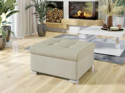 Obrázek produktu pro Taburetka do obýváku NELLI 1 - béžová 1