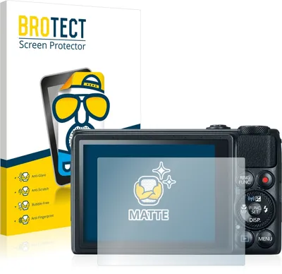 Produktbild von 2x BROTECT Schutzfolie für Canon PowerShot S120 Displayschutz Displayschutzfolie Folie Matt Entspiegelungsfolie