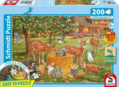 Zdjęcie produktu dla Schmidt Spiele 56589, 200 szt., Animals, 7 lat(a)