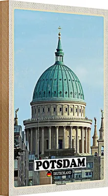 Produktbild von Holzschild Städte Potsdam Nikolaikirche Skulptur 20x30cm