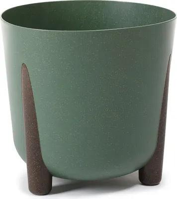 Zdjęcie produktu dla Donica Moss ECO wood zielona 30xh28 cm