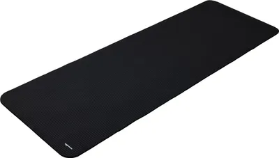 Produktbild von Amazon Basics Yogamatte, rutschfest, extra dick, Pilates-Gymnastikmatte, 183 x 61 1 cm, Schwarz