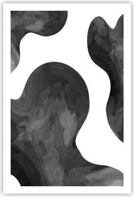 Produktbild von Poster - Poster ohne Rahmen - Abstraktion Form Figur - 61x91,5 cm - Wand Bild - Wanddeko - Wandbilder - Kunstposter - Wandposter - Bilder - Kunstdruck - Wanddekoration - Wandbild - P2XPA61x91-5134