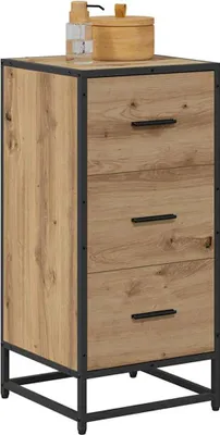 Immagine prodotto di vidaXL Credenza Artisan in rovere 35,5 x 35 x 76 cm