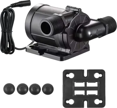 Produktbild von Tauchwasserpumpe DC 12 V, 180 Grad, geraeuscharm, Mini-Tauchpumpe, 12 m Hub, buerstenloser Motor, 700 l/h Boost-Wasserpumpe fuer Tisch-Geschirrspueler/Brunnen-Aquarium/Warmwasserbereiter