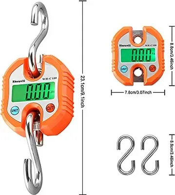 Produktbild von Gepäckskala Digital Kitchen Crane 150 kg Haken tragbare hängende LCD -Display -Reise -Koffer Fischerei im Freien