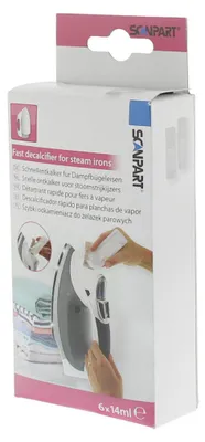 Zdjęcie produktu dla SCANPART 2910060002, Wkład przeciwskalujący do żelazka, Biały, 0,014 l, 6 szt.
