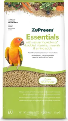 Immagine prodotto di ZuPreem Essentials M 1 kg - Granuli per pappagalli di piccola e media taglia