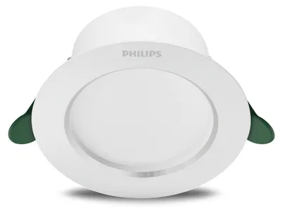 Image de Philips Luminaire encastré Diamond Cut UltraEfficient, Spot encastré, 1 ampoule, LED, 3000 K, 310 lm, Blanc