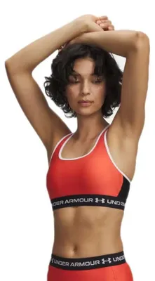 Obrázek produktu pro Under Armour  CROSSBACK MID BRA – VENOM RED, velikost: M