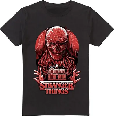 Produktbild von Stranger Things T-Shirt Herren Vecna Horror schwarz L